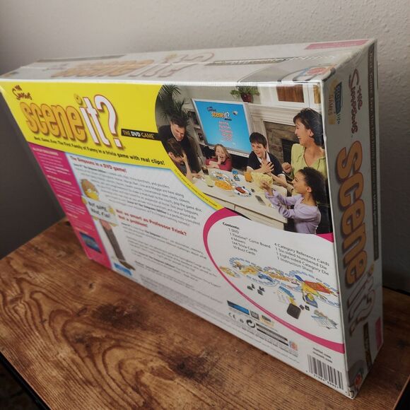 The Simpsons Deluxe Edition Scene It? DVD Board Game NEW Sealed Animated TV Show - Picture 3 of 4